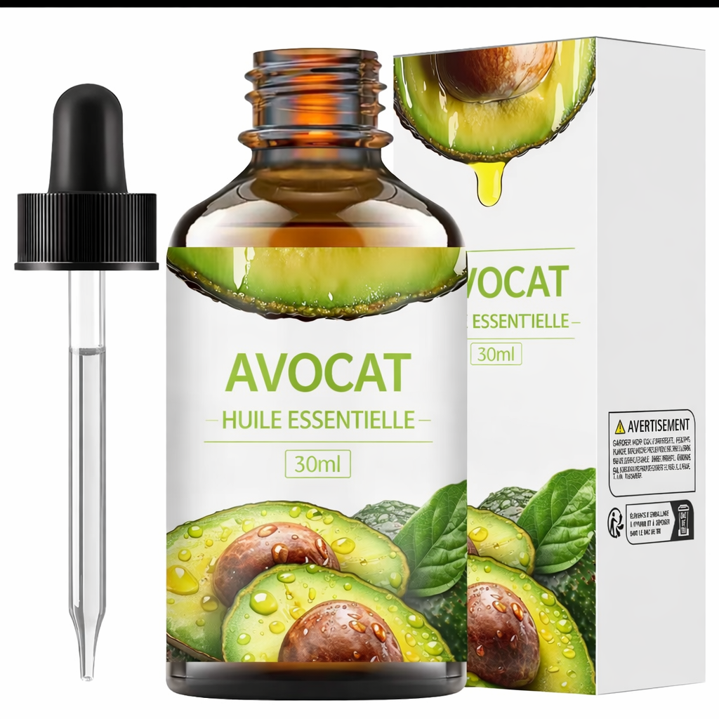 Huile Essentielle d’Avocat – 30ml (Qualité Premium)